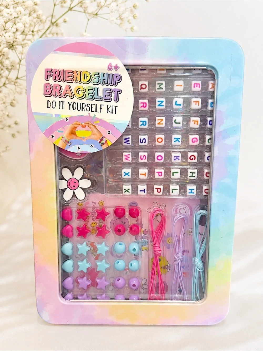 New Girls DIY Bead Bracelet Unicorn Tin Kid friendship bracelet DIY kit